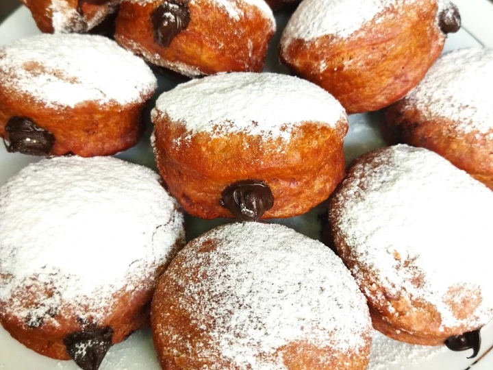Easy Ways Prepare Recipes Donat bomboloni ubi ungu the Can Spoil the Tongue So Delicious.