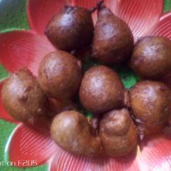A picture of Chocolate Puff puff.