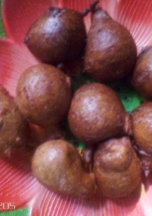 A picture of Chocolate Puff puff.