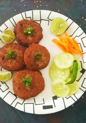 A picture of Kela Kebabs- Vrat Special.