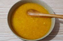 Soup bí đỏ đậu lăng