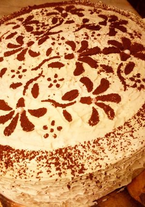 Tiramisu torta recept fotója