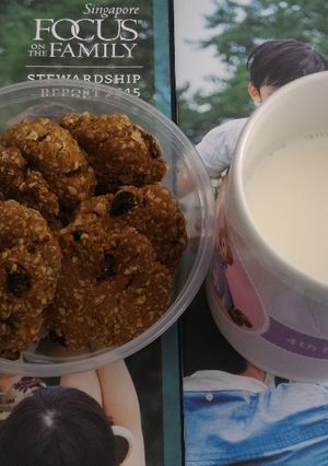 Foto resep Raisin oatmeal cookies... cemilan sehat 🙋🙋🙋
