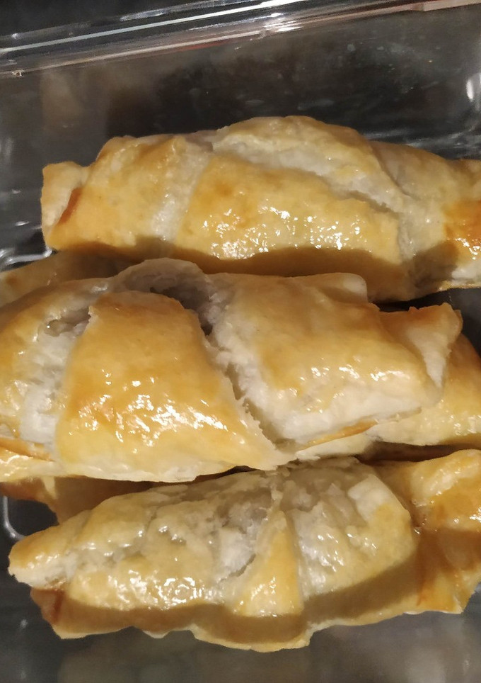 Una foto de Cruasanes de chocolate y hojaldre