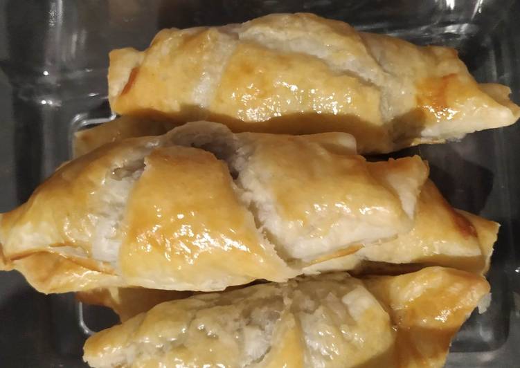 Cruasanes de chocolate y hojaldre