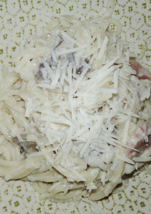 Foto resep Spaghetti Pasta Alfredo
