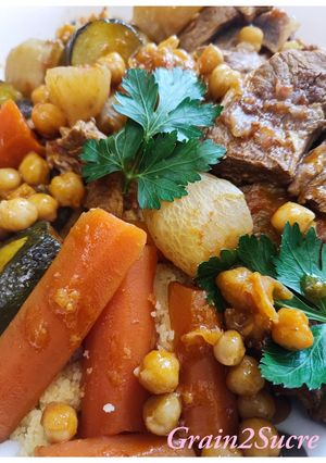 Une photo de Couscous d'Agneau aux Légumes