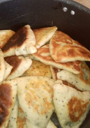 صورة لوصفة فطائر سبانخ وبطاطا