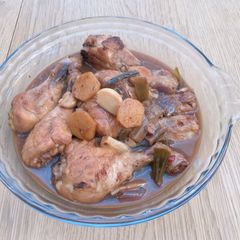 A picture of Braised chicken drumsticks.