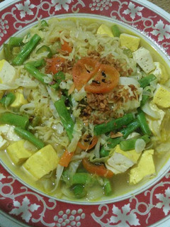 Foto resep Mie kuah sayur
