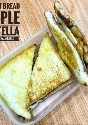 Foto resep Toast Bread Apple Nutella