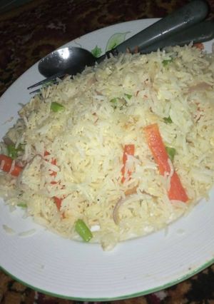 A picture of Basmatic Rice.