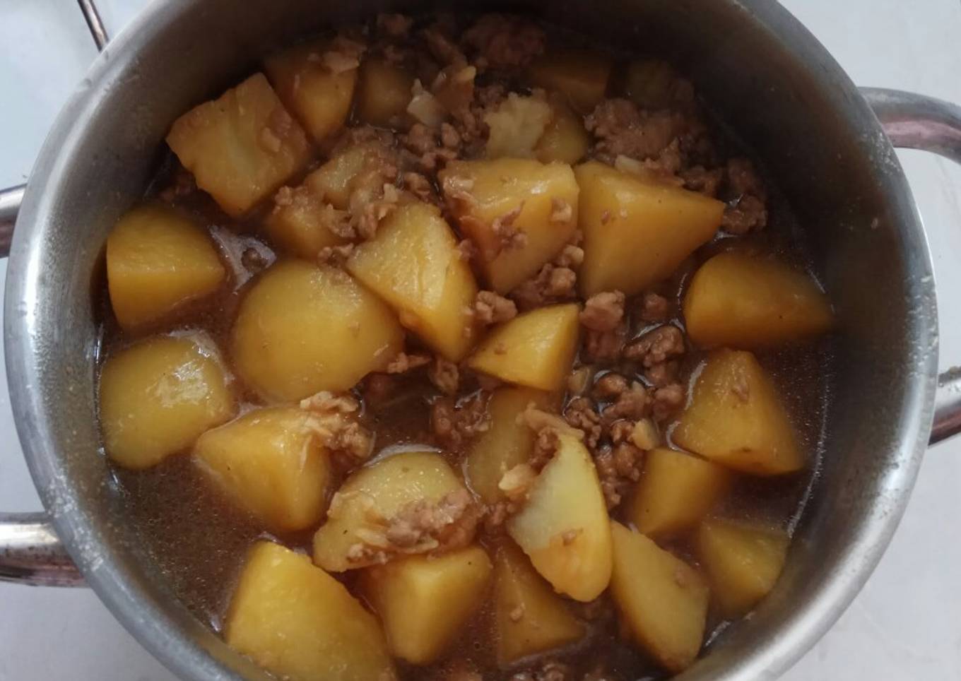Kentang Daging Kecap
