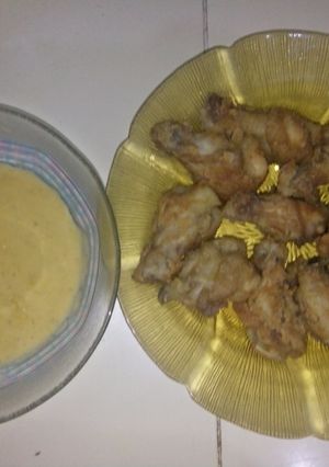 Foto resep Chicken Wing Saus Telur Asin ala Wida