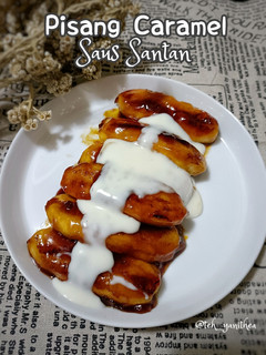 Foto resep Pisang Bakar Caramel Saus Santan
