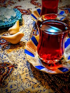 عکسی از دستور چای آلبالو 🍒☕