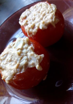 Una foto de Tomates rellenos