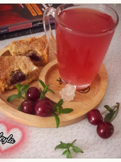 عکسی از دستور جوشانده گیلاس و دُم گیلاس🍒🍒