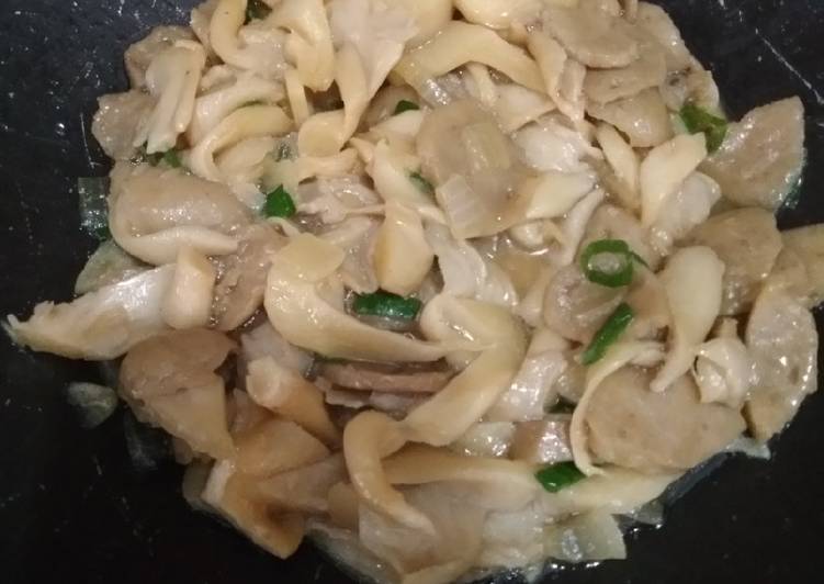 Tumis Jamur Bakso