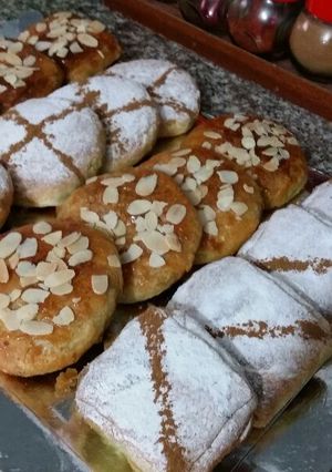 صورة لوصفة بسطيلات صغار بعجينة المسمن