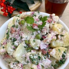 A picture of Brazilian potato salad.