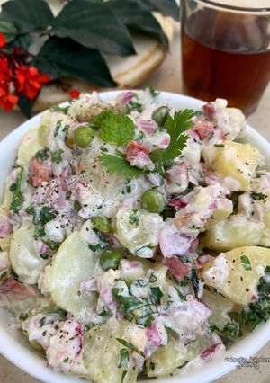 A picture of Brazilian potato salad.