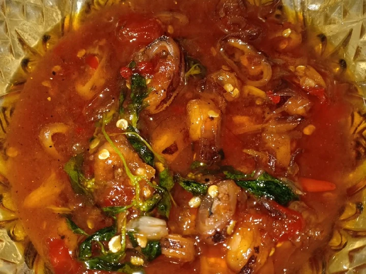 Cara Mudah Membikin Resep Sambel asin cumi yang  Bikin Ketagihan Anti Ribet, Bikin Ngiler