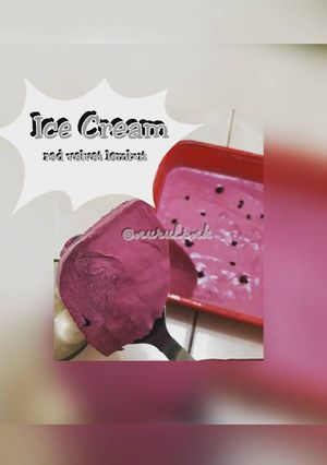Foto resep Ice cream redvelvet lembut