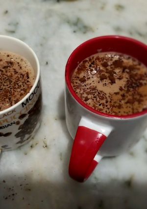 A picture of Vanilla Wafer Cocoa Coffee ☕🍫.