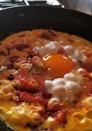 صورة لوصفة بيض 🍳 بالطريقة التركية 🤤🇹🇷