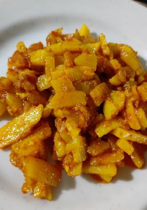 લસણિયા ચીરીયા બટાકા રેસીપી મુખ્ય ફોટો
