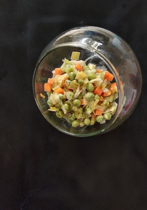 Una foto de Petits pois á la française "Chícharos a la francesa"