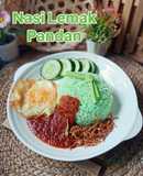 Nasi Lemak Pandan & Sambal Bilis Mk89 Style