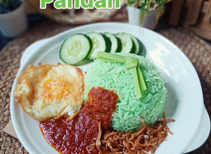 Gambar Nasi Lemak Pandan & Sambal Bilis Mk89 Style