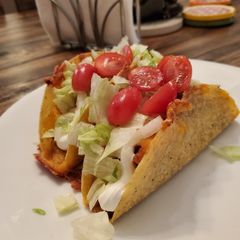 A picture of Baked Chicken Tacos.