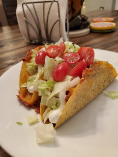 A picture of Baked Chicken Tacos.