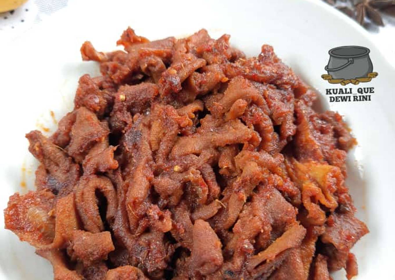 Sate usus ayam tanpa tusuk