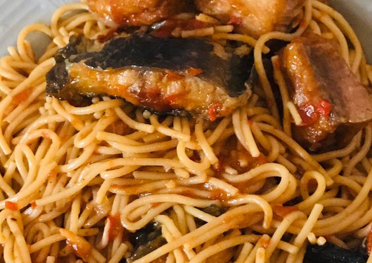 Recipe: Perfect Spaghetti with fish This is Secret Recipe  From Homemade !!