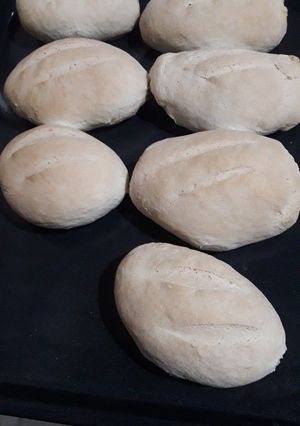 Una foto de Pan francés casero
