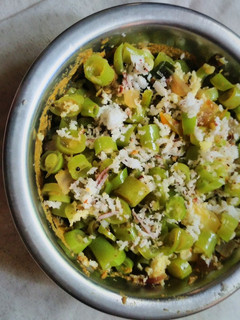 A picture of French Beans Palya.