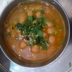 A picture of Masala chole.