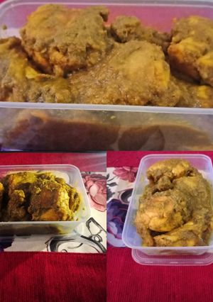 Foto resep Ayam kuning ungkep