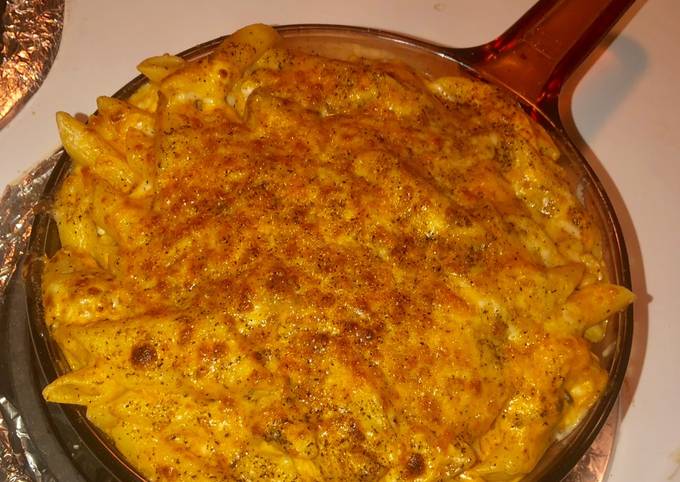 Step-by-Step Guide to Make Any-night-of-the-week Cheesy creamy buffalo ranch chicken penne pasta