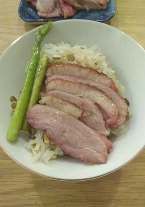 Hình của món Xôi lườn ngỗng.