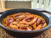 Una foto de arroz con chocos