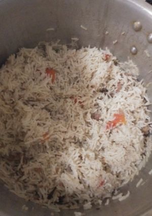 A picture of Qeema palao.