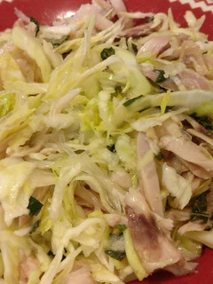 A picture of Chicken salad vermicelli.