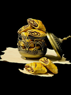 عکسی از دستور کوکی خرمایی عربی (مقروطة بالتمر)