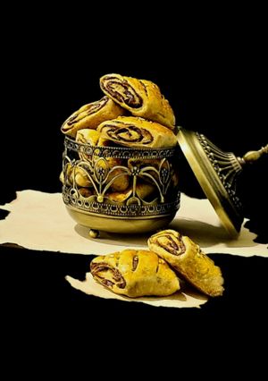 عکسی از دستور کوکی خرمایی عربی (مقروطة بالتمر)