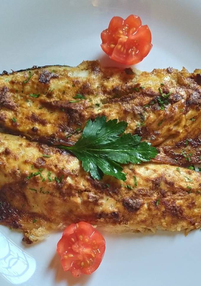 Скумбрия запеченная в духовке